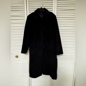 Cinzia Rocca Icons chocolate brown Alpaca Wool Coat Fits like 4-6